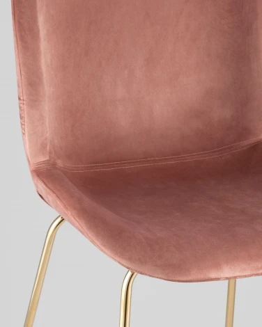 Стул барный Stool Group Beetle со спинкой пудровый УТ000001769