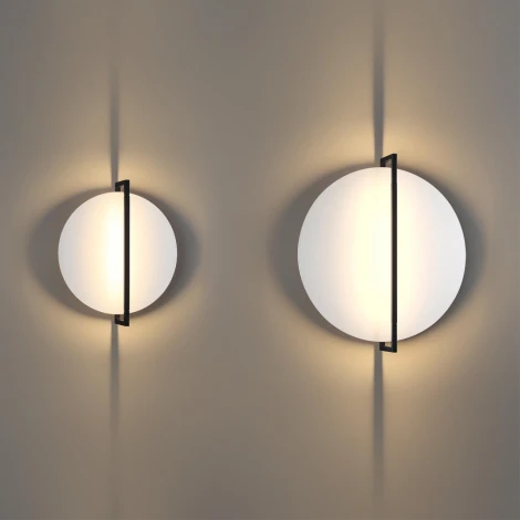 Настенно-потолочный светильник Odeon Light Next 7015/20WL белый ice crack/металл/акрил LED поворотный на 360 1*20W LUNAR (220V)