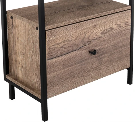 Готовая прихожая Woodville Лира дуб велингтон / черный матовый 420987