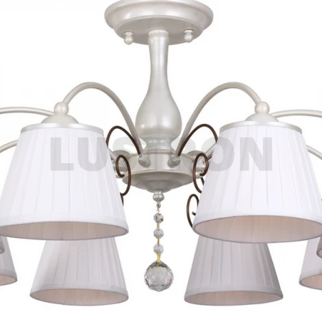 Потолочная люстра IDLamp Kipriena 255/8-Whiteplatina
