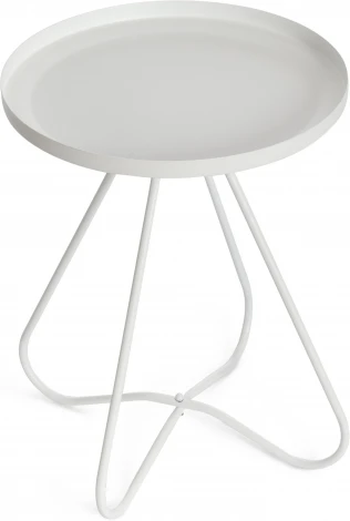 Столик журнальный GLAND 1 шт. в упаковке (Металл /Белый)