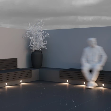 Архитектурная подсветка Maytoni Limo O037-L3W3K (LED, 220V, круглые, IP65)