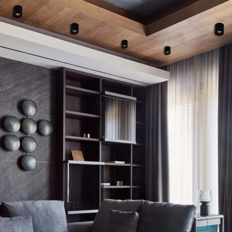 Точечный светильник Reluce 16123-9.5-001 GU10 BK (220V)