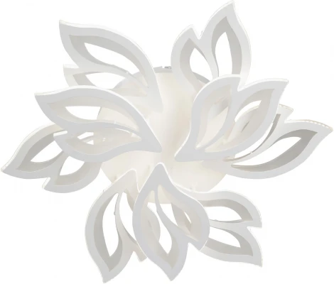 Потолочная люстра светодиодная LED 93Вт, 3900-4200К Vitaluce V3893-0/9PL с цветами (220V, цветы)