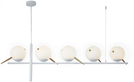 Подвесной светильник Favourite Tior 4107-5P (220V, на проводе, шарики)