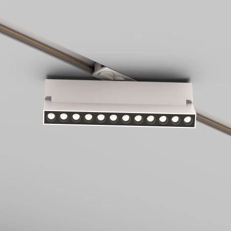 Трековый светильник Downlight однофазный 12W 220V Maytoni Points Rot TR224-1-12WCCT-M-W (LED)