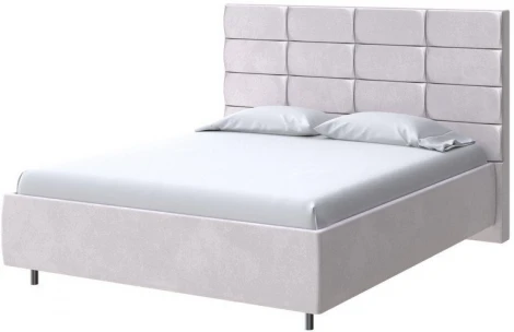 PROxSON Кровать Shapy без основания (Ткань: Велюр Casa Лунный) 80x200