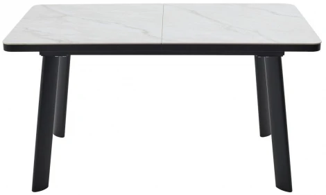Стол НОРД 140 ОНИКС, керамика / Черный каркас M-City 64764