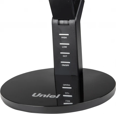 Офисная настольная лампа Uniel TLD-570 Black/LED/500Lm/2700-5500K/Dimmer (сенсорный выключатель)