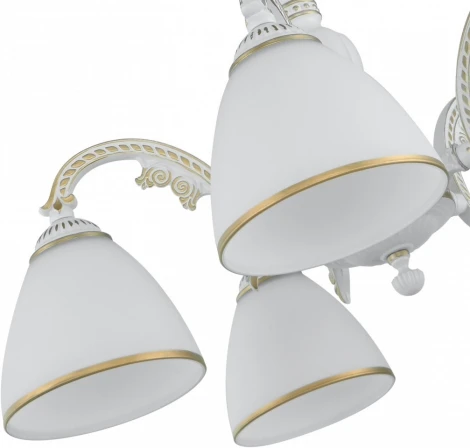 Подвесная люстра Arte Milano AM340837 340837/5 WT+G (220V, на цепи)