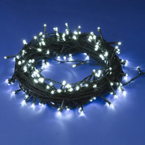 Гирлянда светодиодная, 10м. 100 светодиодов, белый свет. ULD-S1000-100/DGA WHITE IP20