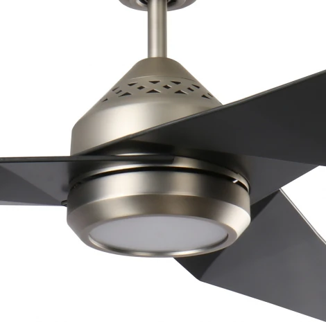 Потолочная люстра с вентилятором Kichler Jade KLF-JADE-60-AP (LED, 220V, пульт управления, вертолет)