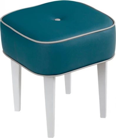 Табурет Handy SQ ОГОГО (арт.463546), (Ткань,Экокожа/Синий)