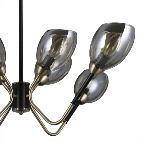 Потолочная люстра Seven Fires Rodengo SF4008/8C-BK-AB