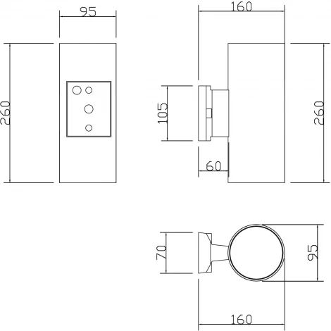 Архитектурная подсветка Maytoni Rando O419WL-02W (220V, круглые, IP54)