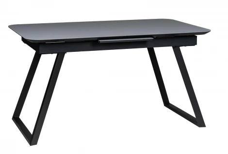 Стол Пеле 140-180 Automatic Dark matte glass