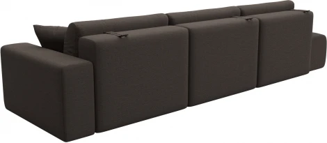 Диван прямой Лига-036 НПБ Модерн Лонг подлокотник справа Лига Диванов (Рогожка) арт.124211