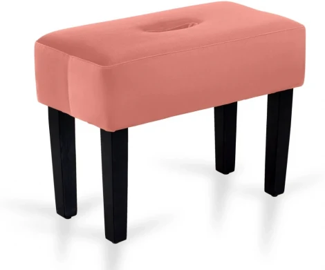 Табурет мягкий Handy ОГОГО (арт.671364), (Велюр,Экокожа/Оранжевый)