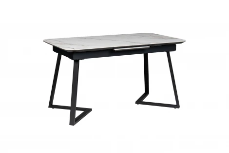 Стол Роналдо раздвиж. 140-180 Керамогранит Светлый Мрамор