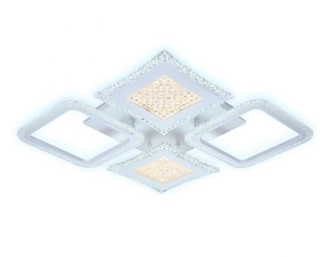 Потолочная люстра Ambrella Acrylica Original FA430 (регулировка яркости, LED, 220V, пульт управления, управление смартфоном, умный дом - PC.Lamper)