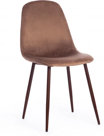 Обеденный стул Tetchair BREEZE (Вельвет,Металл/Коричневый)