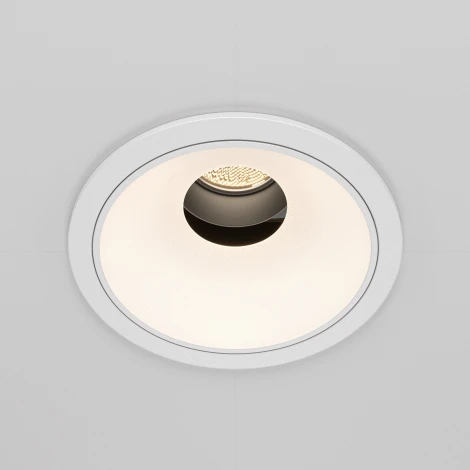Встраиваемый светильник под гипсокартон Wise 4000K 10W Maytoni DL057-10W4K-W (LED, 220V, круглые)