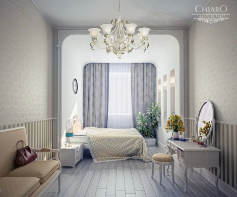Подвесная люстра Chiaro Версаче 254014108