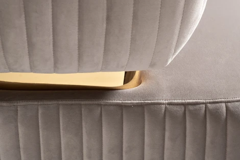 102AN-KRES-1301-SER Кресло Glarus, велюр серый 90*88*86см Garda Decor