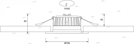 Donolux DL18891 DL18891/20W White R Dim