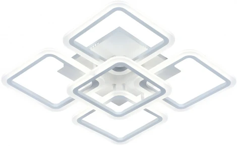 Люстра потолочная светодиодная Square 10220/5 LED*98W White