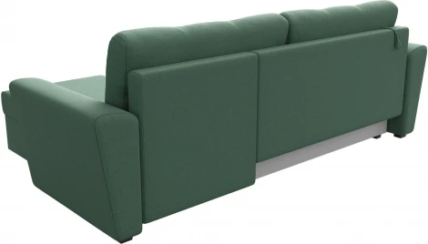 Диван угловой Амстердам Лайт правый угол (Зеленый/Рогожка) Лига Диванов арт.121171