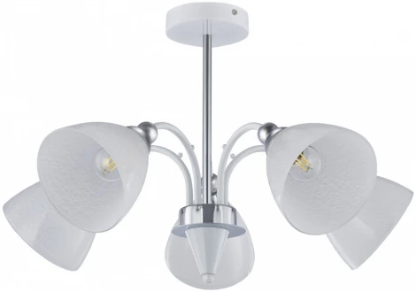 Потолочная люстра на штанге Arte Milano Napoli 326008/5 WH+CR (220V)