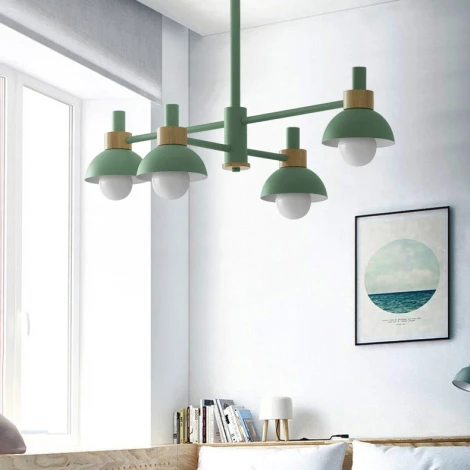 Люстра на штанге Fanta A 4 Lights Green ImperiumLoft Fanta_A01 (193153-26) (220V)
