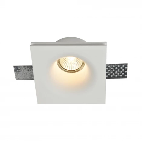DL001-1-01-W Точечный светильник встраиваемый белый GU10 Maytoni Gyps Modern DL001-1-01-W