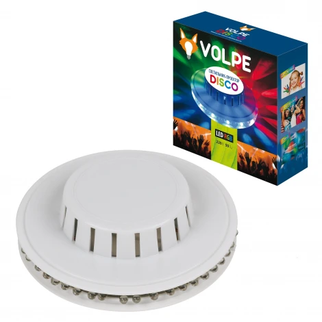 Светодиодный светильник-проектор напольный, многоцветный, горизонтальная проекция, кабель с вилкой, 220В Volpe ULI-Q304 Светодиодный светильник-проектор ULI-Q304 2,5W/RGB WHITE