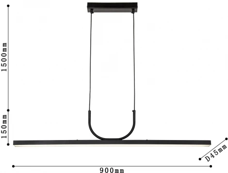 Подвесной светильник Favourite Raya 4096-1P (LED, 220V, на проводе)