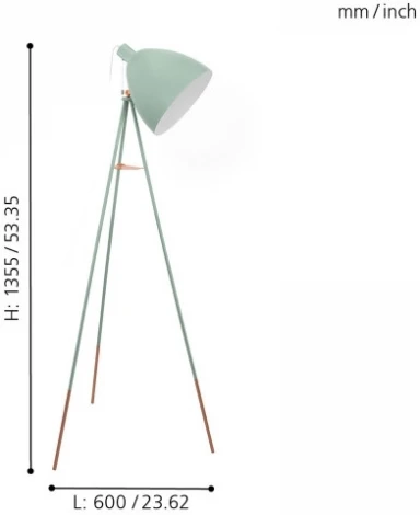 Торшер Eglo Dundee 49342