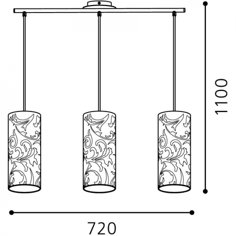 Подвесной светильник Eglo Amadora 90048 (220V, на проводе, цветы, круглые)