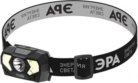Налобный фонарь светодиодный на батарейках ЭРА GB-608 GB-608