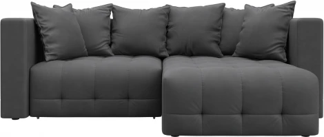 Диван угловой Лига-052 НПБ угол универсальный Лига Диванов (Замша) арт.128816