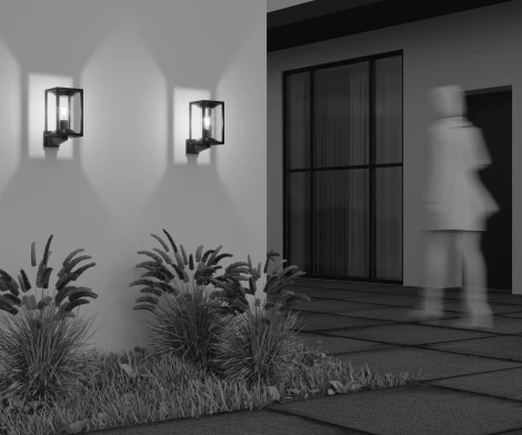 Настенный уличный светильник Maytoni Cell O452WL-01GF (220V, IP65)