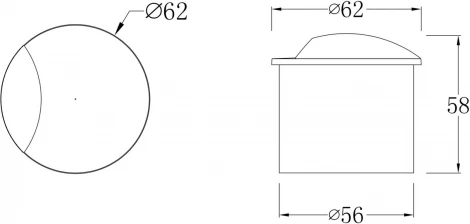 Встраиваемый светильник уличный Maytoni Biscotti O035-L3W3K (LED, 220V, круглые, IP65)