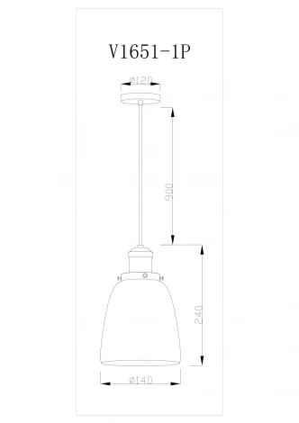 Подвесной светильник Moderli Single V11517-1P (220V, на проводе, круглые)