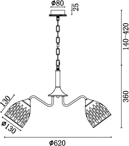 Подвесная люстра Freya Nendo FR5138PL-05W