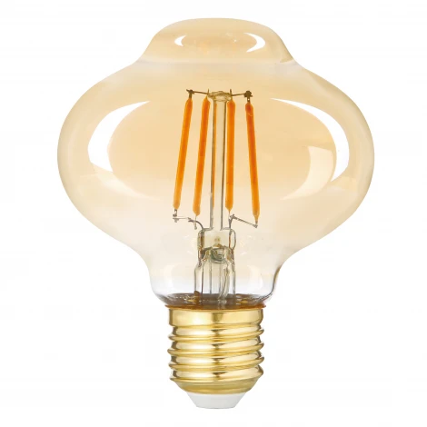 Лампочка светодиодная филаментная прозрачная груша E27 4W Thomson Deco Turnip TH-B2187