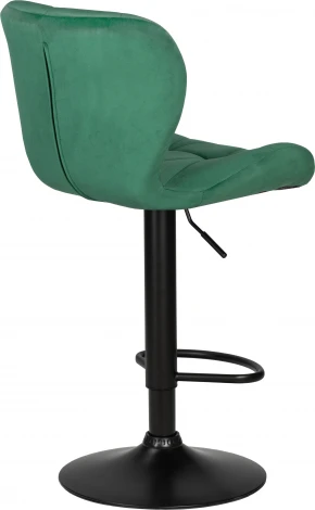 Стул барный DOBRIN BARNY BLACK (зеленый велюр (MJ9-88))