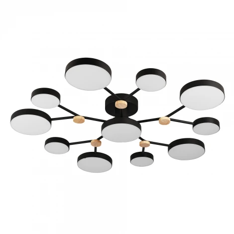 Потолочная люстра светодиодная с пультом с регулировкой цветовой температуры LED4U LED4U L3201-960 BK