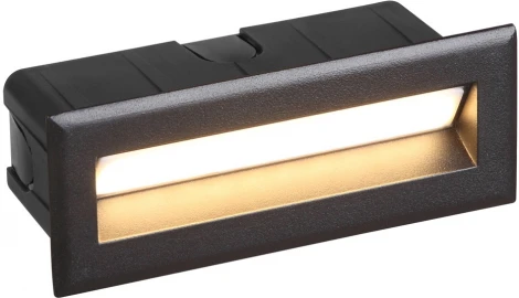 Уличный встраиваемый светильник Nowodvorski Bay Led Black 8165 (220V, IP65)