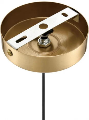 Подвесной светильник Lumion Derbi 8284/1A античная бронза/прозрачный, металл/керамика/стекло Е14 1*40W 220V (на проводе)