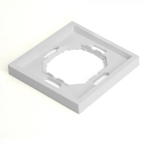 Рамка на 1 пост (белый фарфор, soft touch) Stekker Эмили 49884